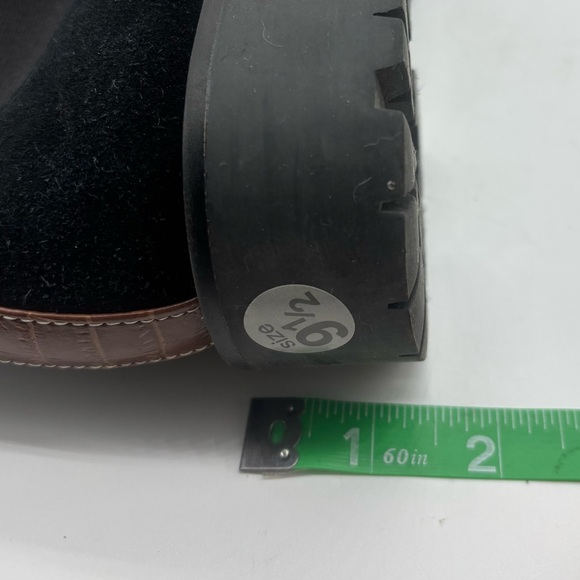 Sam Edelman Women's Jazmine Suede Chelsea Boot Black Lug Sole Sz 9.5 - Picture 8 of 8